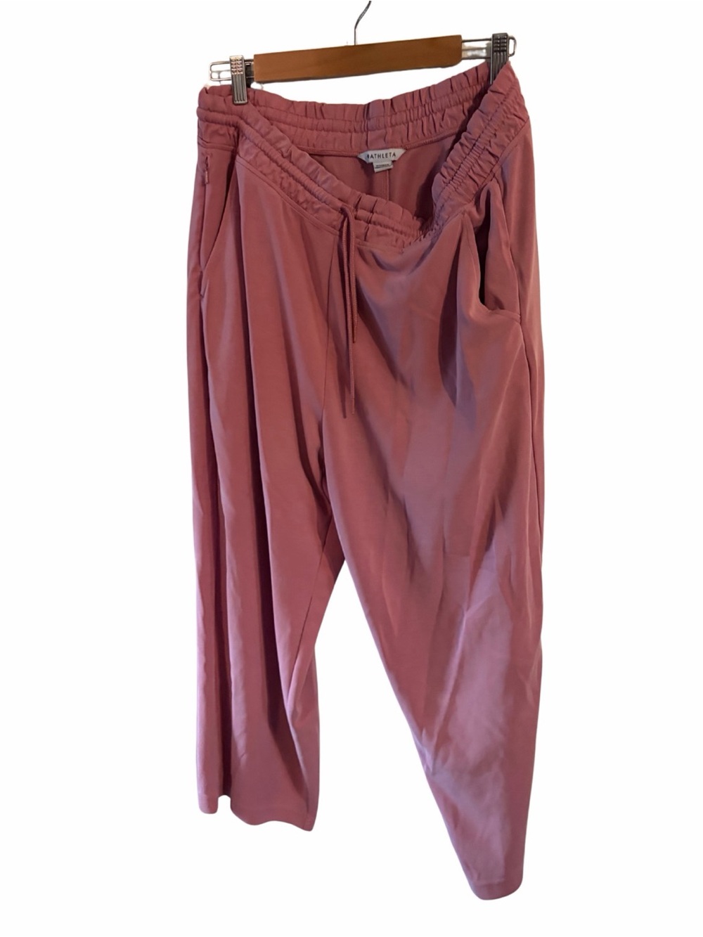 Athleta Seasoft Mid-Rise Straight Pants Antique Rose Women’s 1X AS IS